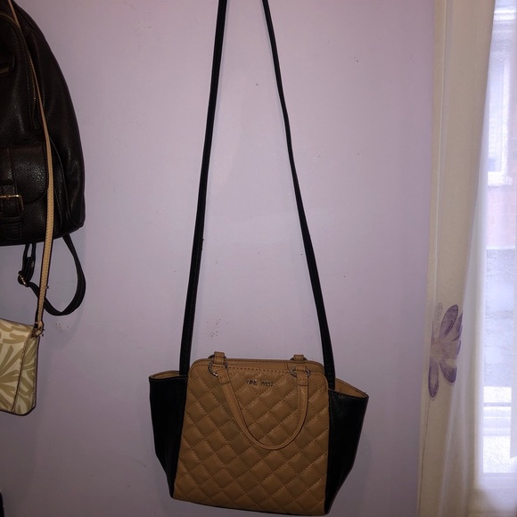 Nine West Tan & Black Purse - Picture 3 of 4